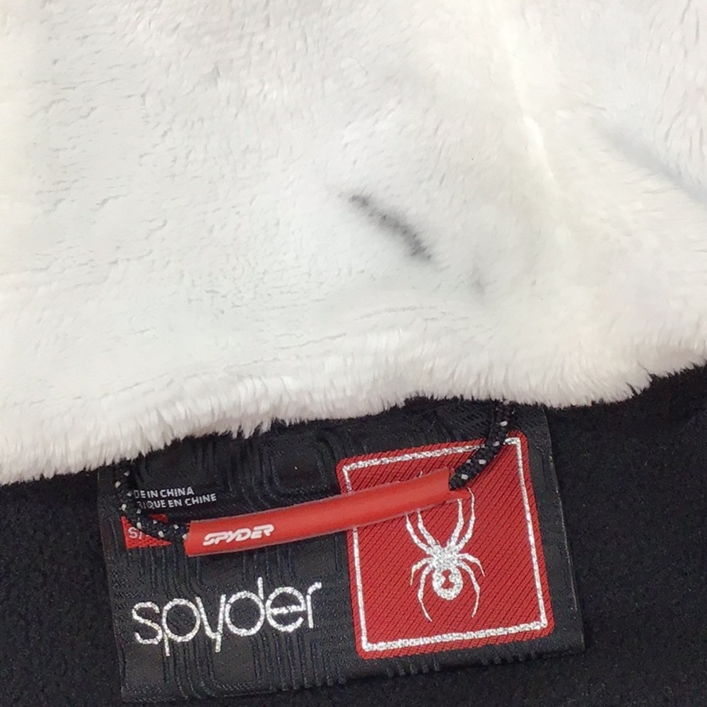 Spyder black zip front hooded jacket NWOT - Picture 15 of 15
